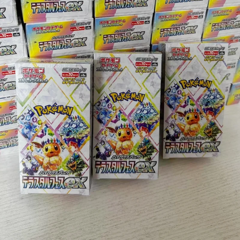 

Original Poket monster Trading Card Game Sv8a Terastal Festival Ex Japanese Version Sealed Collectible Card For Collectors Gift