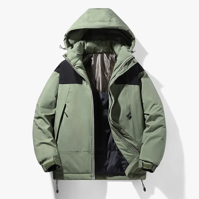 2024 inverno nuovi uomini e donne giacca di cotone Casual Outdoor antivento impermeabile moto caldo Parka cappotto da uomo con cappuccio