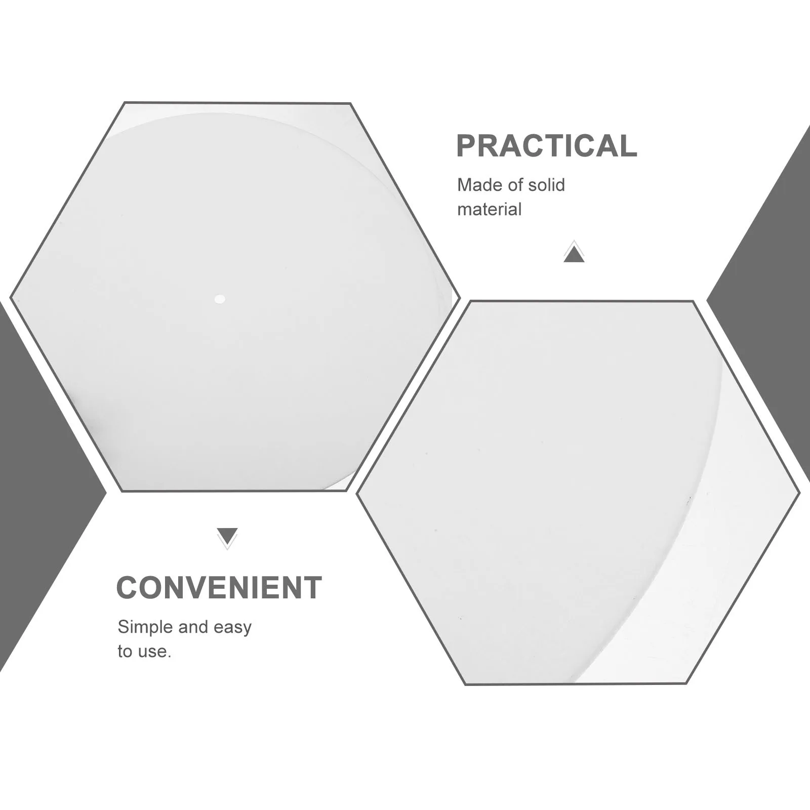 2 قطعة Slipmats القرص الدوار ورأى مسجل فينيل منصات مسجل لاعب الحصير المضادة للاهتزاز منصات واقية مسجل فينيل حصيرة #4