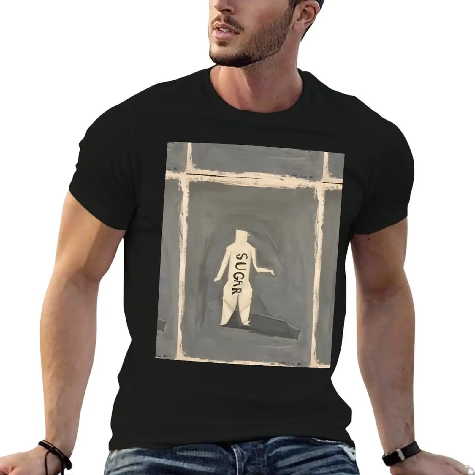 Sugar Packet Man T-Shirt customizeds oversizeds shirts men