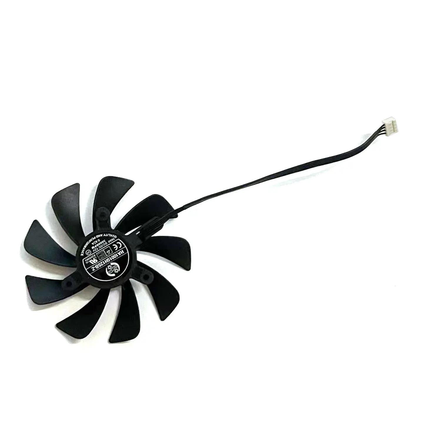 

For MSI GeForce GTX1660 SUPER AERO GTX 1660 Ti graphics card fan 95MM 4PIN XY-D10015SH HA10015H12SB-Z GPU FAN