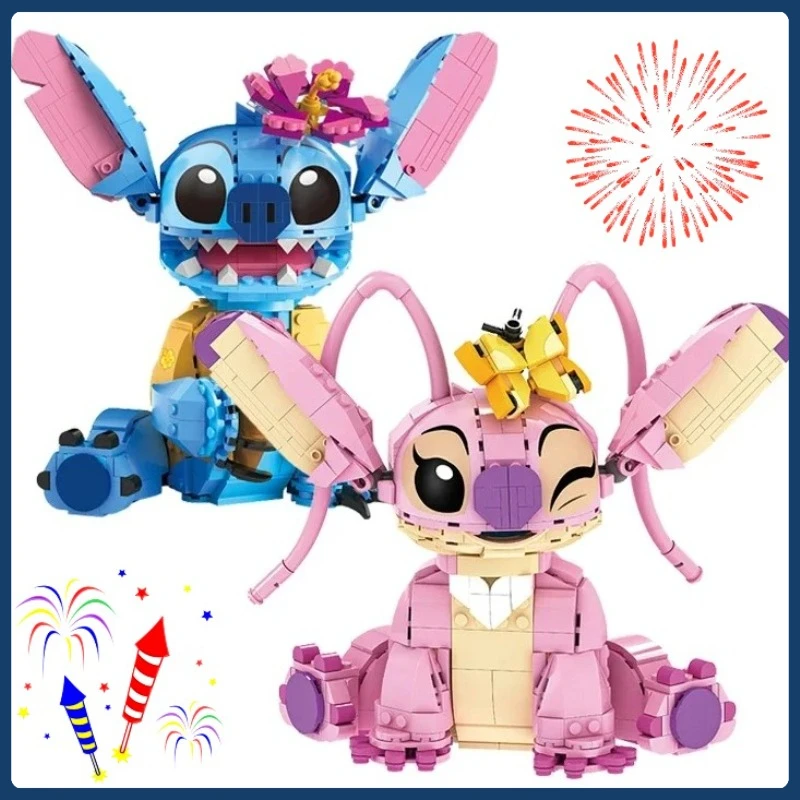 

Строительные блоки Hot Stitch Angel CP 2025 — большие игрушки из мультфильмов с движущимися ушками, детский подарок в сборе для мальчиков и девочек на день рождения