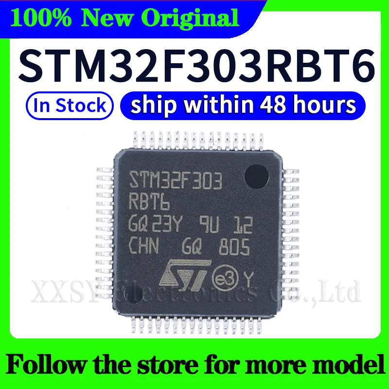 

STM32F303RBT6 В наличии