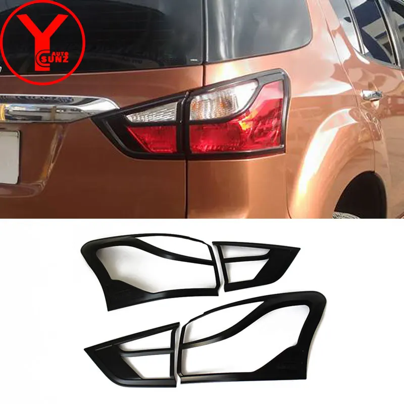 

Tuning Tail Light Cover For ISUZU MUX MU-X 2013 2014 2015 2016 ABS Rear Lamp Overlay Tunning Car Auto Parts Accessories YCSUNZ