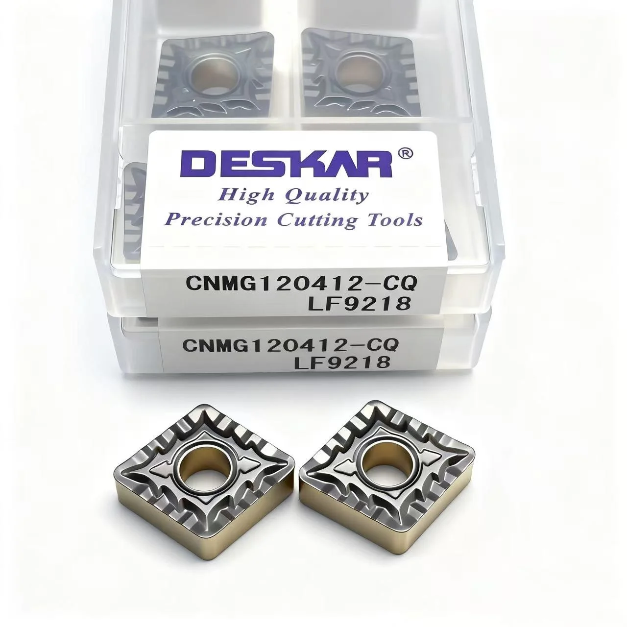 

CNMG120404-CQ LF9218 CNMG120408-CQ LF9218 high quality Two-color Carbide insert Lathe turning tools Suitable for stainless steel