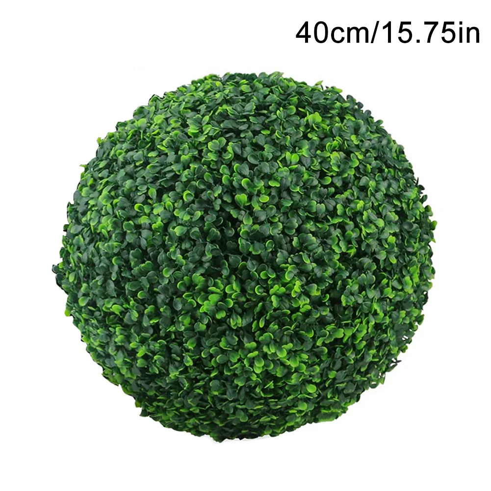 Hot Sale Simulation Plant Topiary Ball Grean Leaves Ball Home Window Roof Decoration Simulation Plant Topiary Ball Ornaments