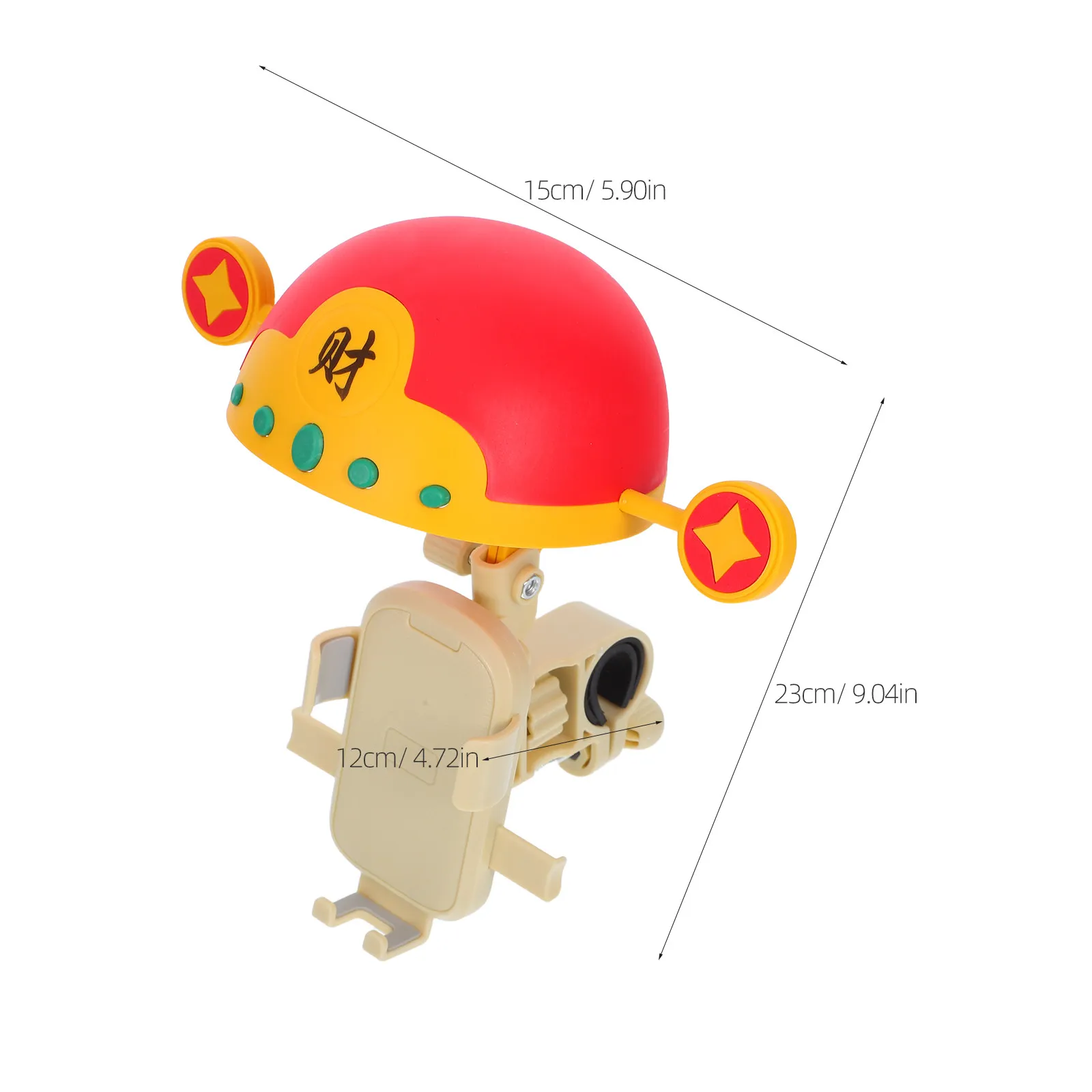 Bike Phone Holder Chinese Style Bicycle Handlebar Mount Sunshade Motorcycle Navigation Stand Support for Mountain Bikes Scooters