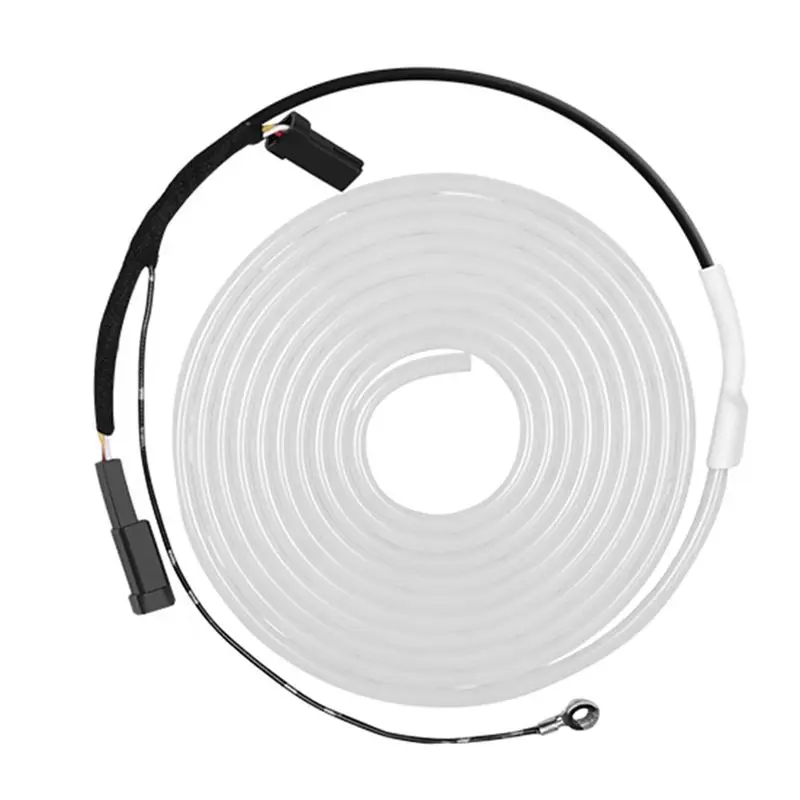 

Rare Car 12V Rear Frunk Brighten LED Strip Modified Ambient Lighting For Tesla Model Y 2020-2024 Trunk Light White Replacement P