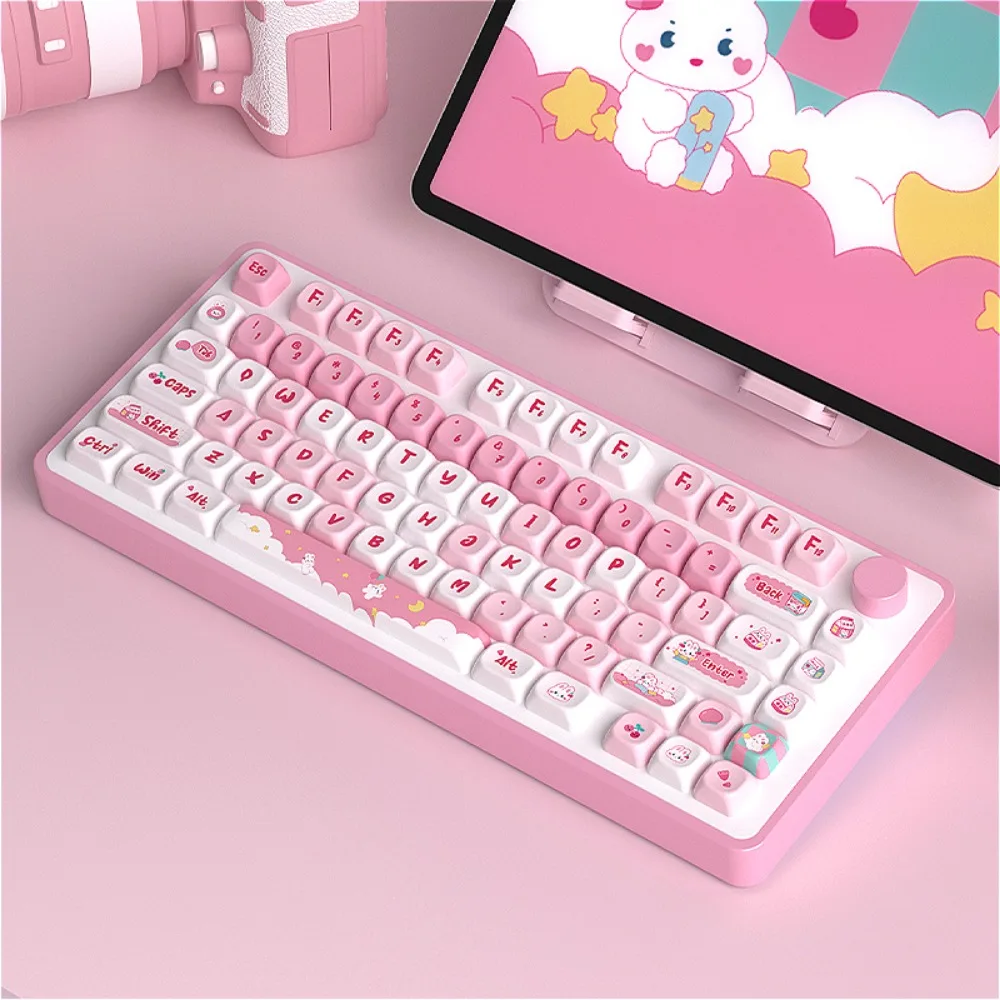 Snack Rabbit-Ensemble clavier mécanique pour commutateurs MX, technologie de sublimation Keycap, recommandé par OEM