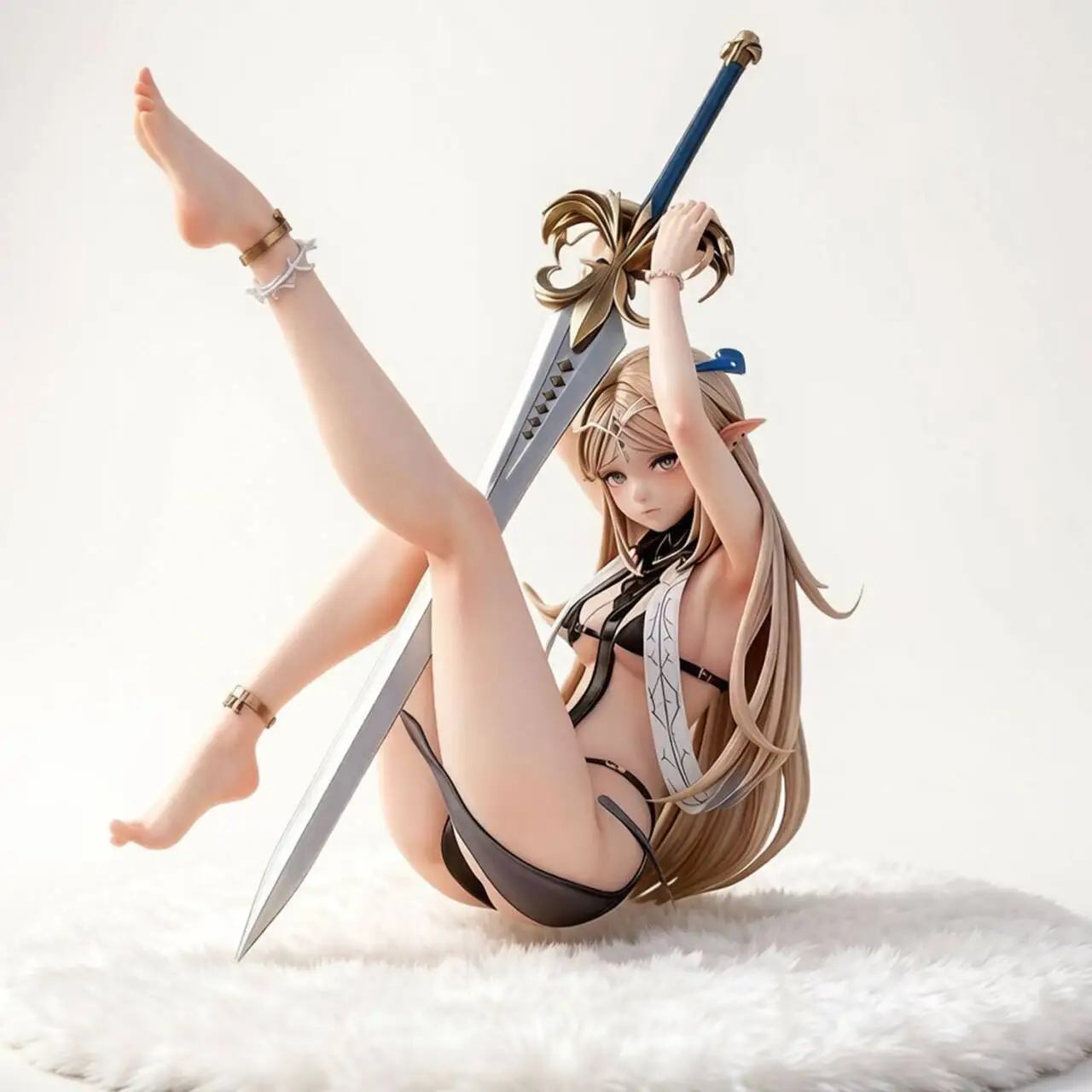 Wuthering Waves Cartethyia Figure Anime Girl PVC Collectible Model Desktop Ornament PC Case Display Gift view 3