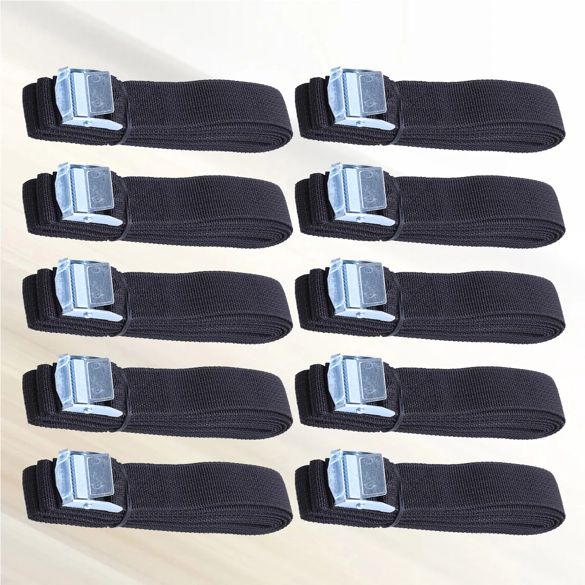 10 Pcs Cargo Straps Slings for Loading Belts Mooring with Ratchet Tape Fastening