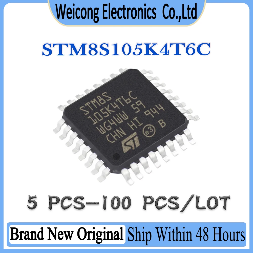 

STM8S105 STM8S105K4T6C STM8S105K4T6 STM8S105K4T STM8S105K4 STM8S105K STM8S STM8 STM New Original IC MCU Chip LQFP-32