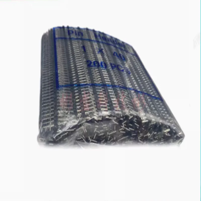 200pcs 2.0mm Pitch Male Connector Copper Connector 2.0 Single/Double Row Male Connector 1x40P 2x40p 2.0mm