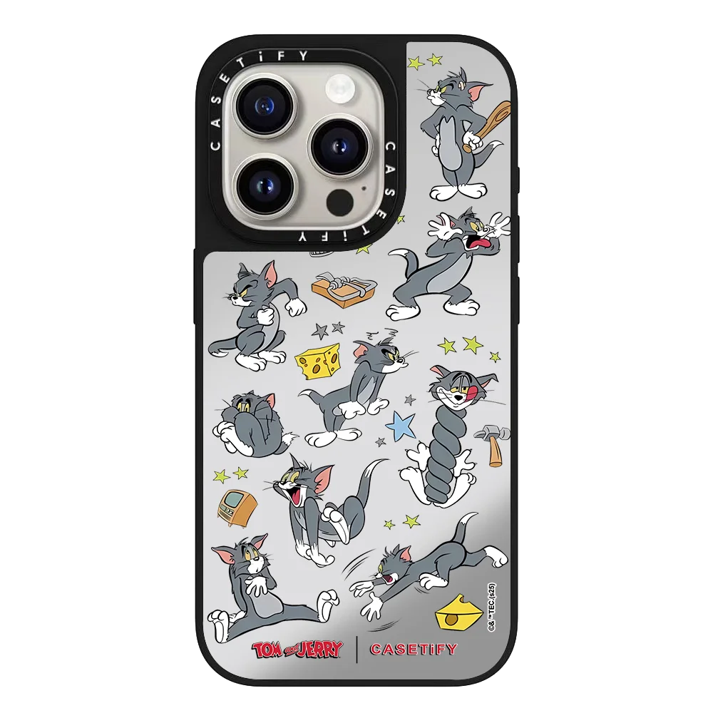 CASETiFY Co-bran Tom and Jerry  Cute Cartoon Series Phone Case for iPhone16 17 15 14 13 Pro Max Air Plus magnetic Protect Cover view 5
