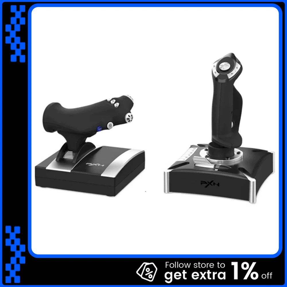 

PXN 2119 PRO симулятор полета, геймпад, контроллер вибрации, джойстик для ПК/настольного компьютера PS4, джойстик полета, игровой контроллер, подарки