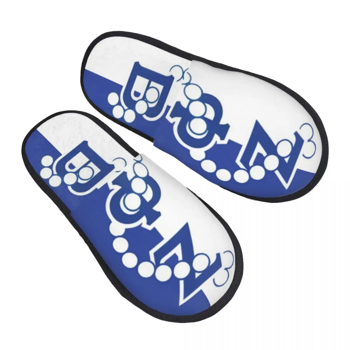 Custom Print Women Zeta Phi Beta Logo House Slippers Cozy Warm ZOB Sorority Memory Foam Fluffy Slipper Indoor Outdoor Shoes