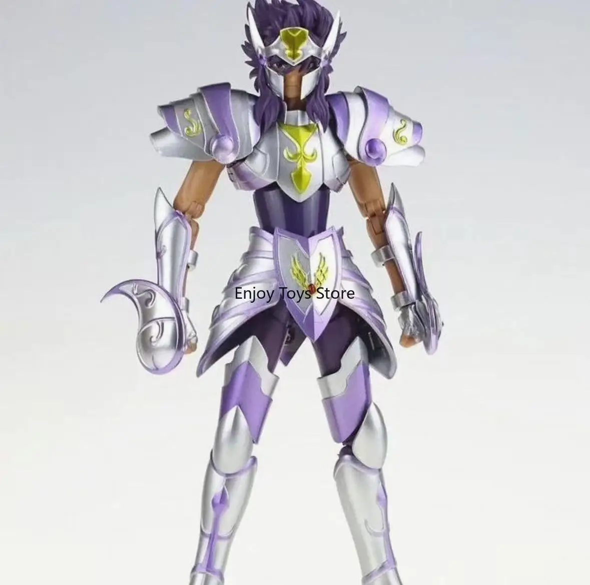 มีสินค้าในสต็อก: โมเดลนักรบผ้าคลุมศักดิ์สิทธิ์สีเงิน รุ่น Myth แบบขยับได้ ขนาดเท่าของจริง