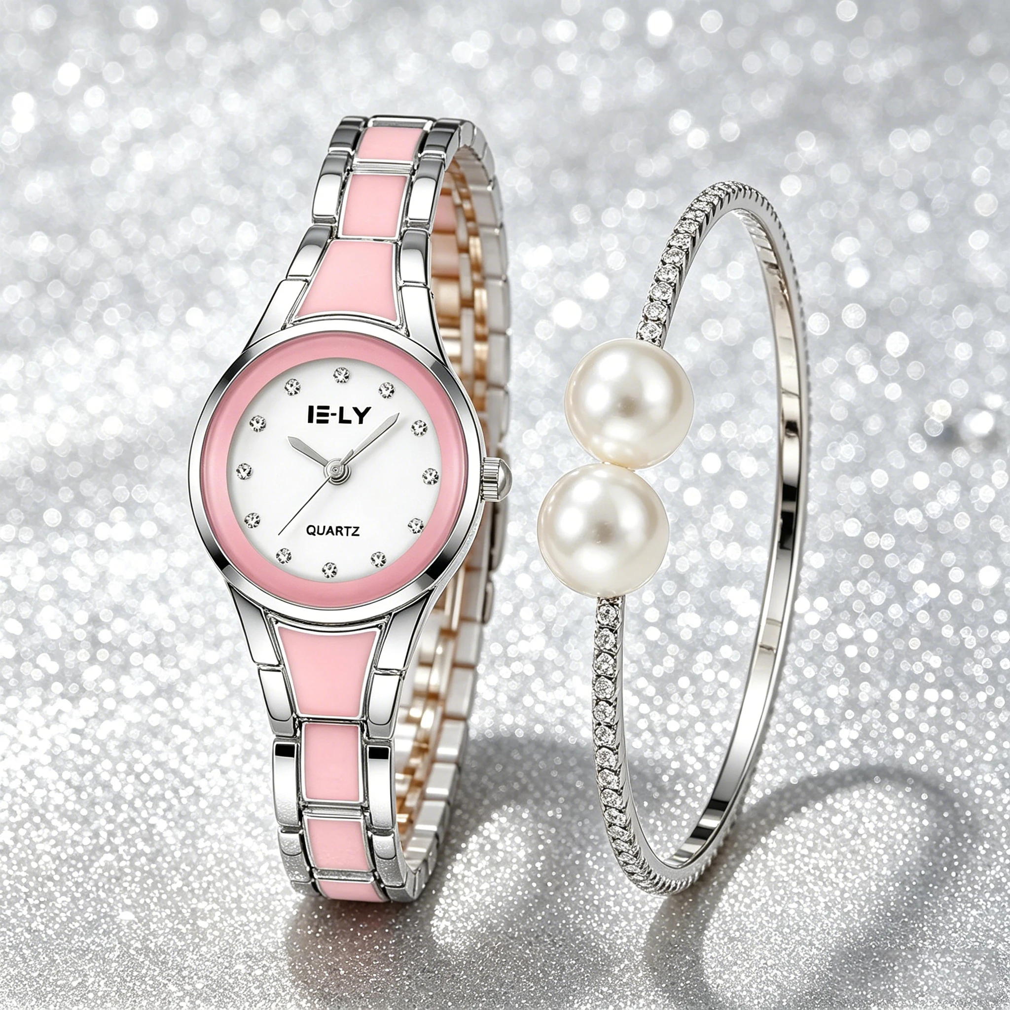 Jewels On Watches - นาฬิกาควอตซ์ 2 เรือน ดีไซน์ทันสมัย หรูหรา และมีสไตล์