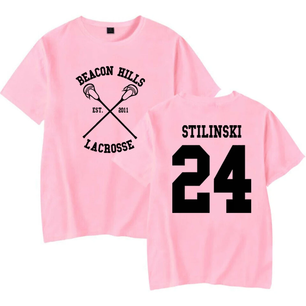 Teen Wolf Shirt STILINSKI 24 LAHEY 14 MCCALL 11 Fashion Print Tees The Original Beef of Chicagoland Shirt Harajuku Y2k 90s Tops