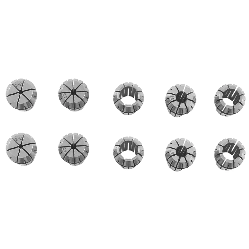 ABGG-10Pcs ER20 Juego de mandril de resorte de precisión Herramienta de torno de fresado CNC Portabrocas de resorte ER20