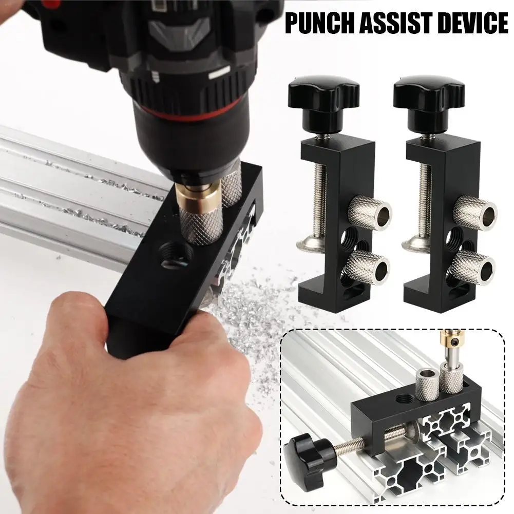 Aluminum Profile Punching Assistant 203040 Aluminum Profile DIY Tool Universal Punching Countersunk Head