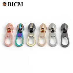 10/30/50/100Pcs 5# Zipper Slider For Nylon Zipper Bag Purse Zipper Pulls Metal Zip Pull Zip Head DIY Garment Sewing Accessories