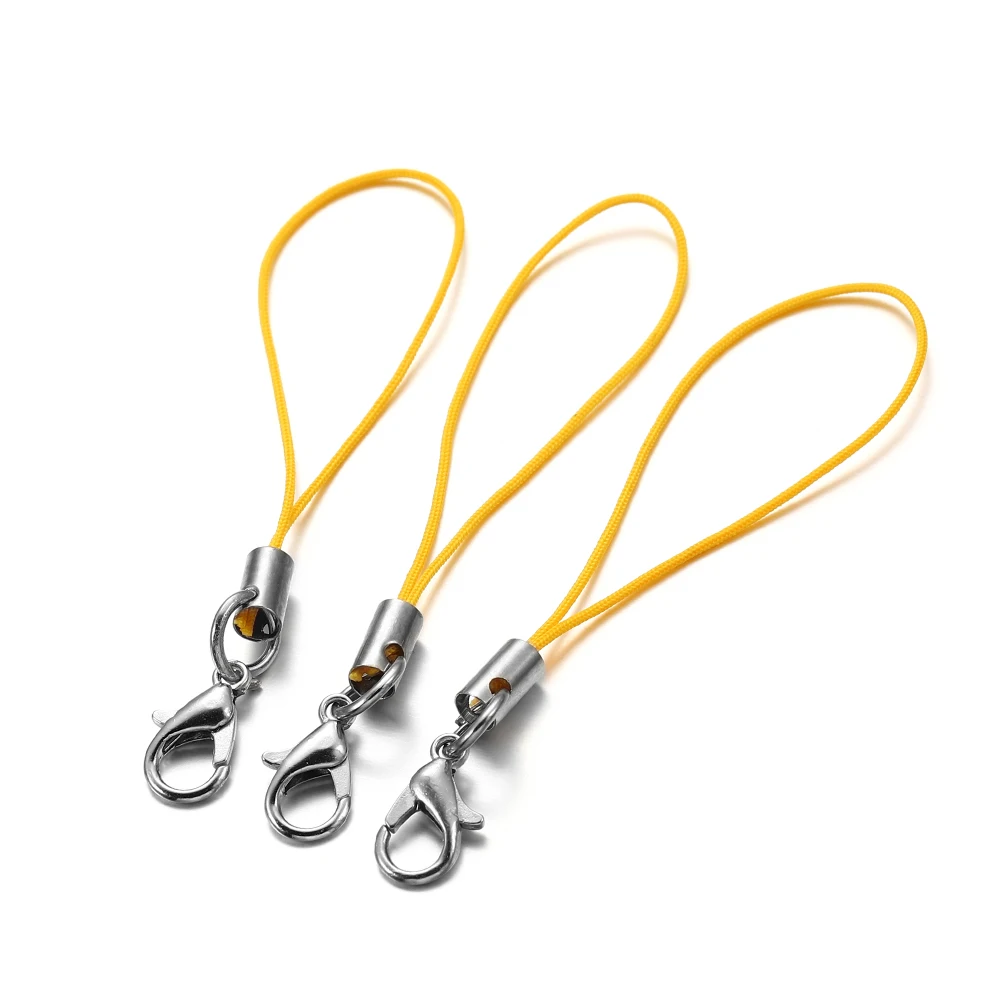 20/50/100 Stück Lanyard Lariat Strap Cords Karabinerverschluss Seil Schlüsselanhänger Haken Handy Set Charms Schlüsselanhänger Anhänger Schlüsselanhänger Zubehör