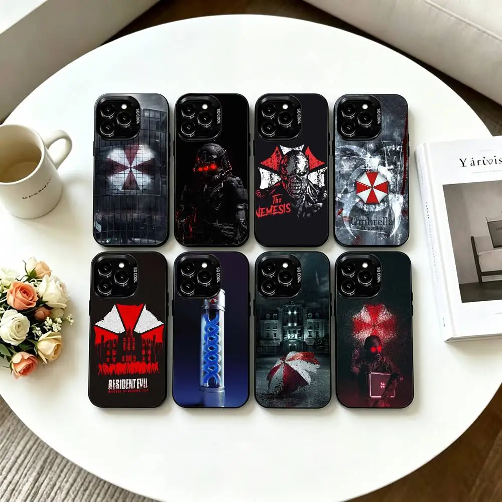 Чехол для телефона Resident Evil Umbrella Corporation для iPhone 17, 16, 15, 14, 13, 12, 11 Plus, Pro Max, XS, цветной серебристый чехол-футляр