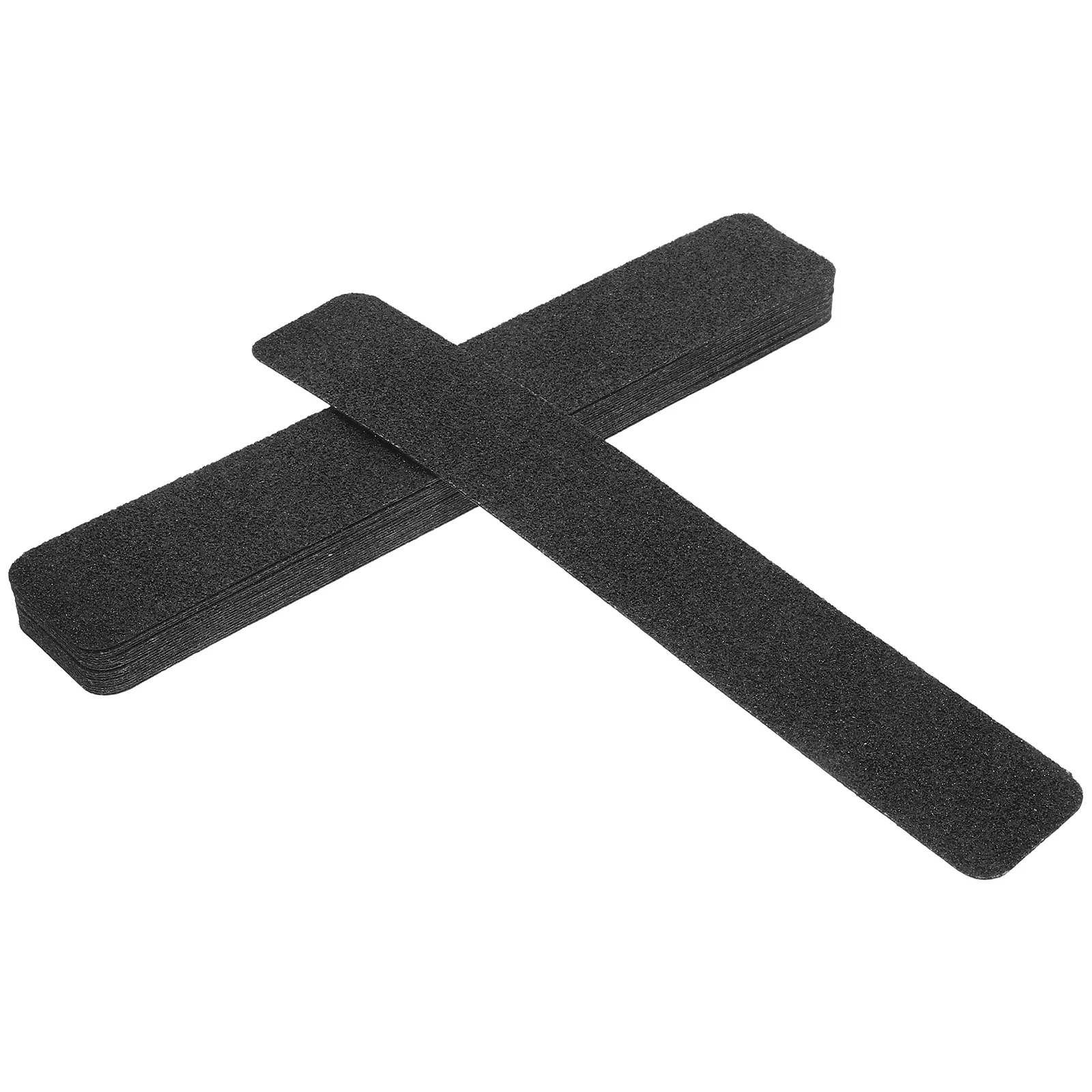 

20pcs Outdoor Anti Skid 30Cmx5Cm Waterproof Self Adhesive Rubber Strip High Traction Non Slip Safety Tape For Stairs Decks -