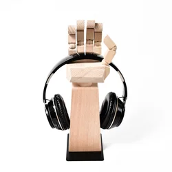 Wood Mannequin Hand Display For Earplug Jewelry Accessories Manipulator Necklace Rings Display Props