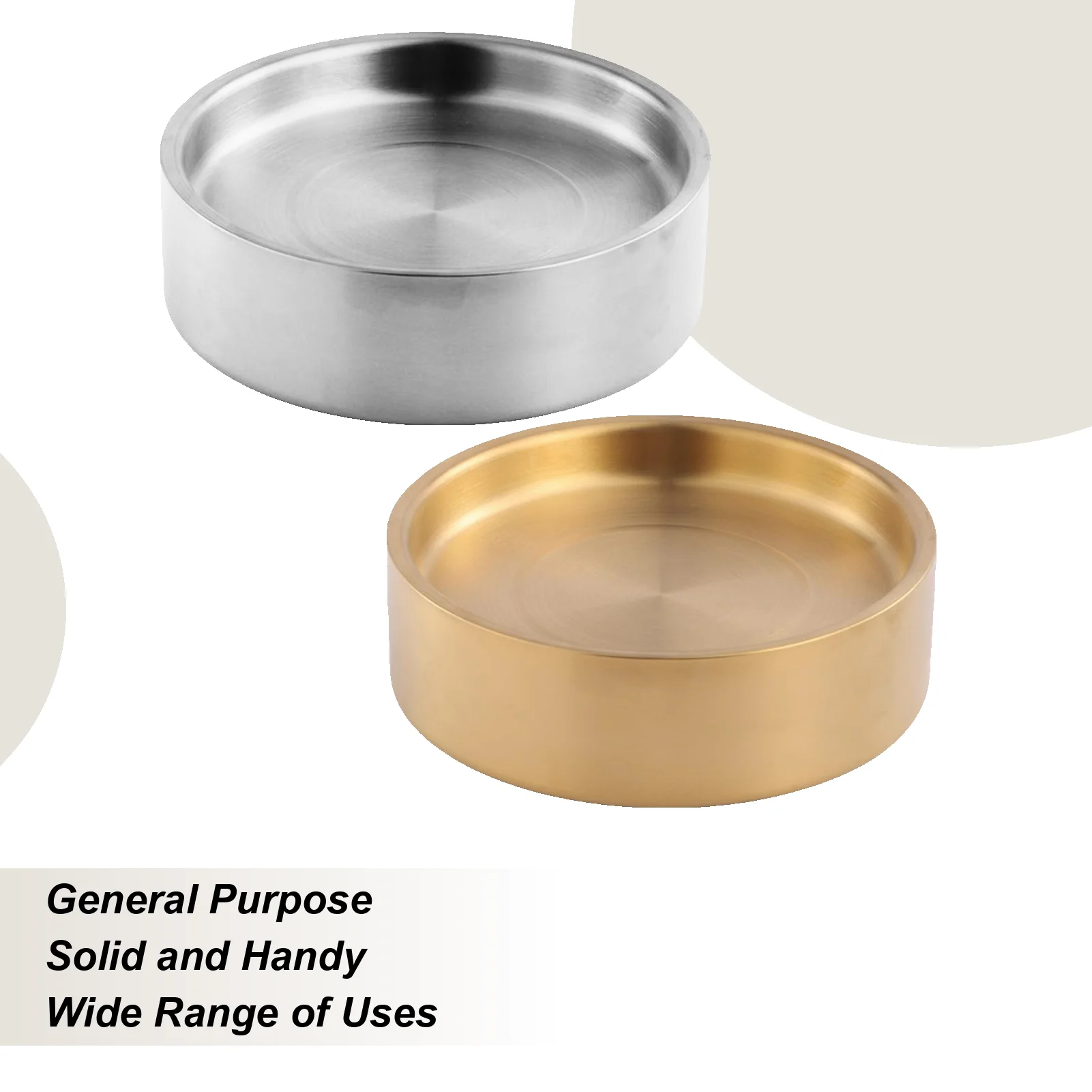 

Chilled Serving Bowl Durable Stainless Steel Keep Cold Serving Dishes Outdoor Serving Dishes Ice Bowls for Cold Food Beverages