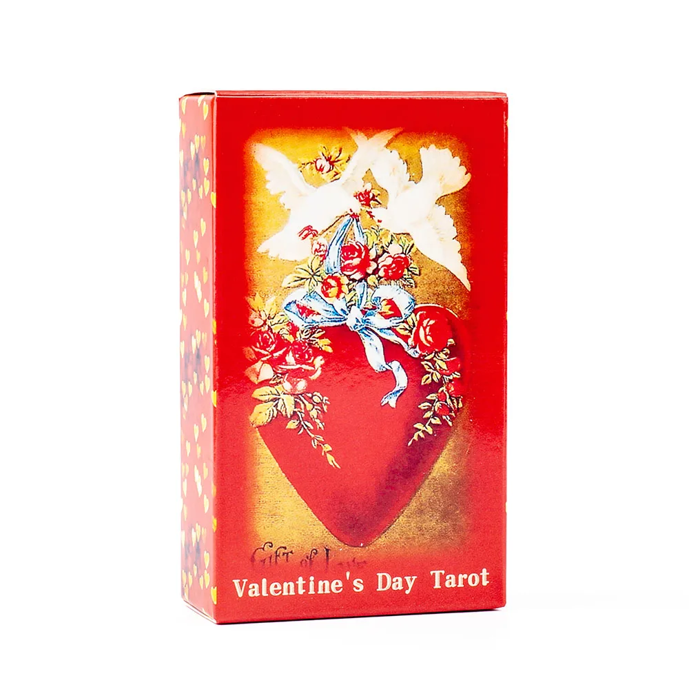 Walentynki Tarot A 79-Card Deck Magic Arts Love Deck Niesamowite Lovers Oracle Cards Blat Cards Of Group Games 10.3 * 6Cm