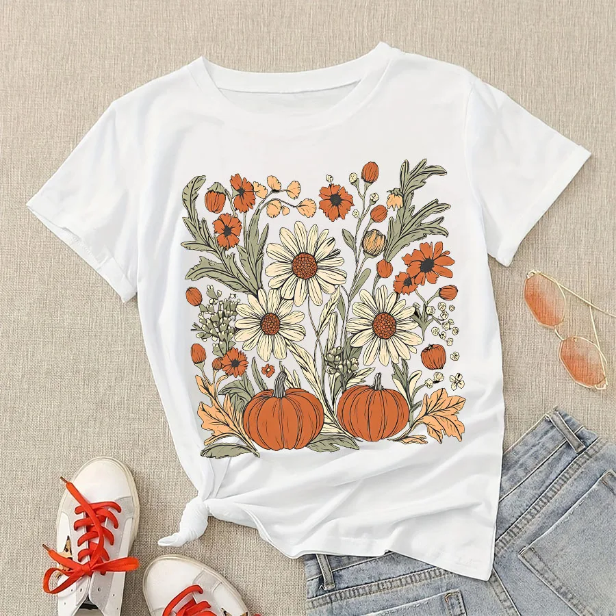 Latest Round Neck Letter Print Large Size Loose Women's T-shirt Pure Cotton Half Sleeve Fashion Casual Women Short Sleeve