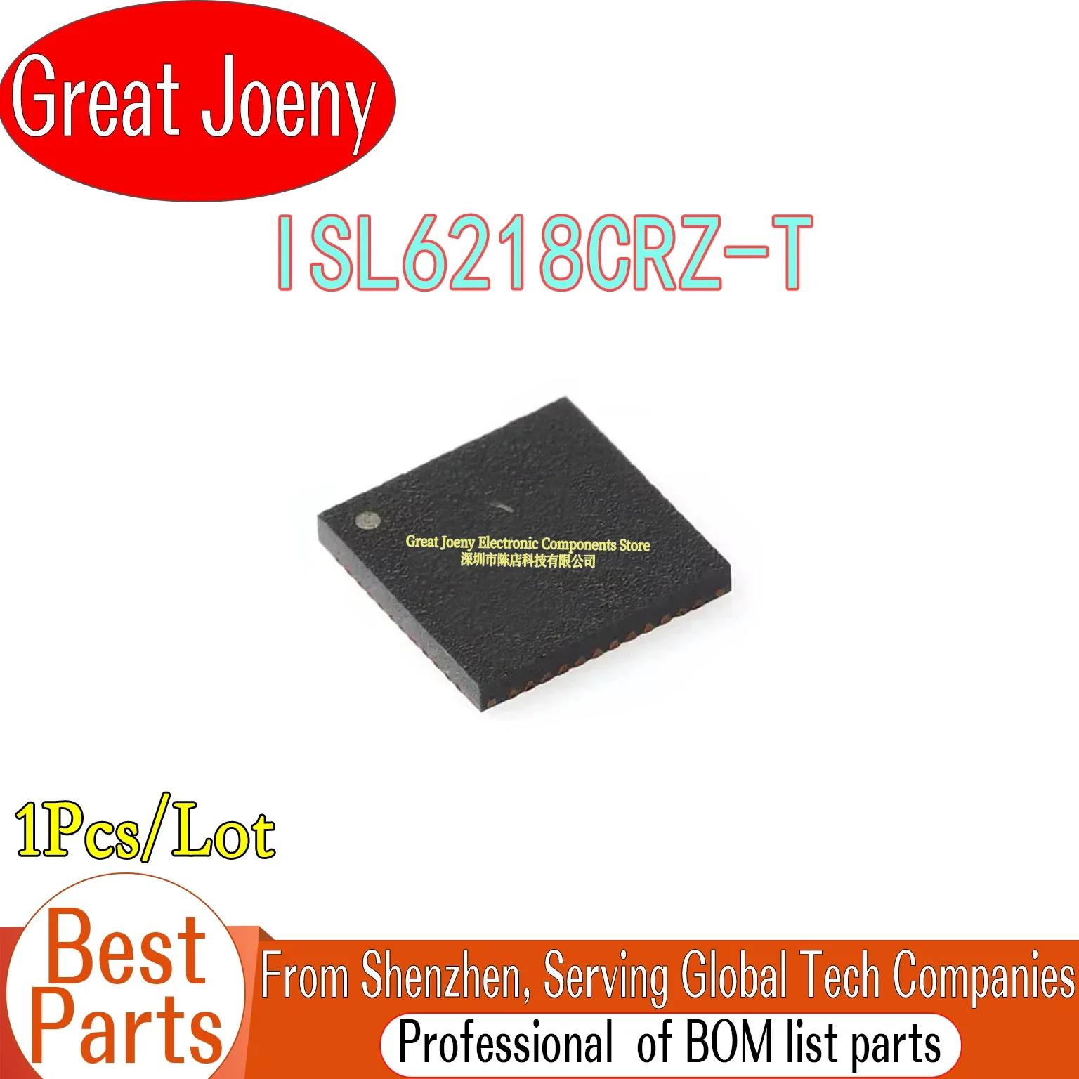 

100% New Original ISL6218CRZ ISL6218CRZ-T ISL6218 IC Chipset QFN-40 Bulk Best Price