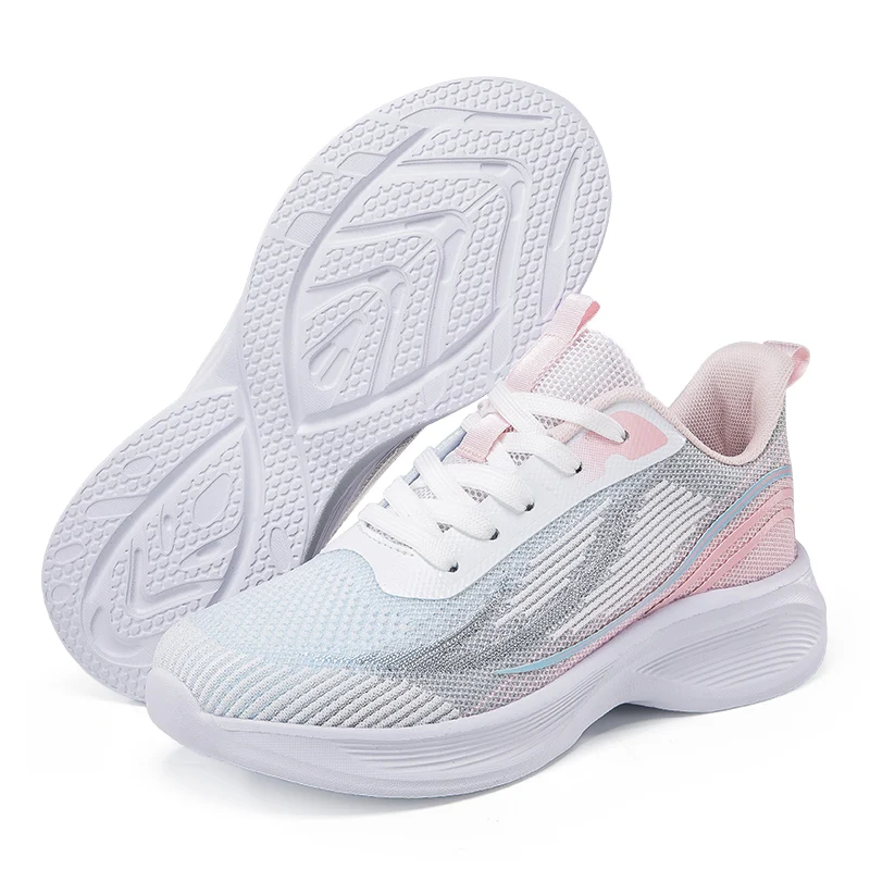 Zapatillas de correr para mujer, suela suave de malla, calzado deportivo para exteriores para mujer, Tenis, Zapatillas de moda transpirables, Zapatillas para mujer, Zapatos para Niño