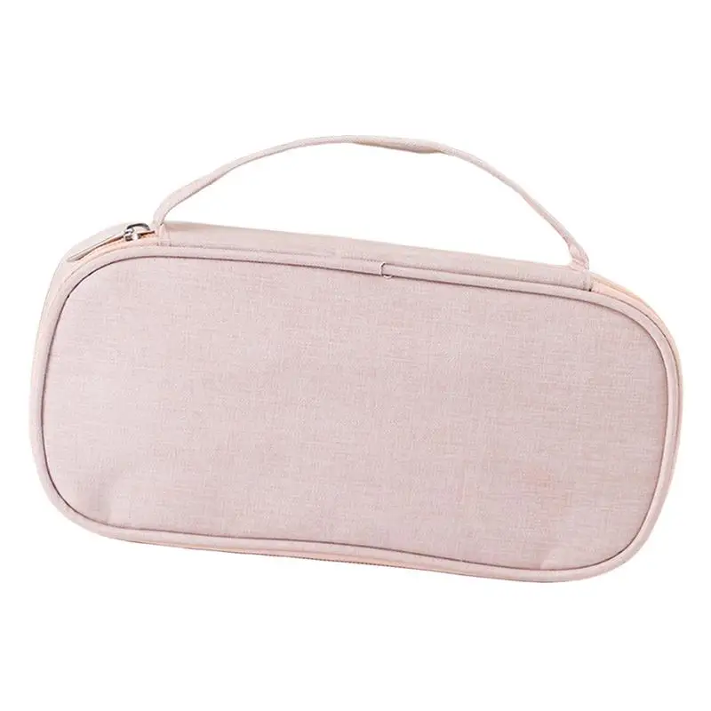 Pencil Pouch Large Capacity Pencil Case Pen Bag With Handle Multifunctional Stationery Makeup Storage Pouches For Scissors Ruler