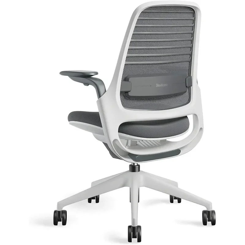 Office Chair Ergonomic Work Chair with Wheels for Carpet Helps Support Productivity WeightActivated Controls, Back Supports