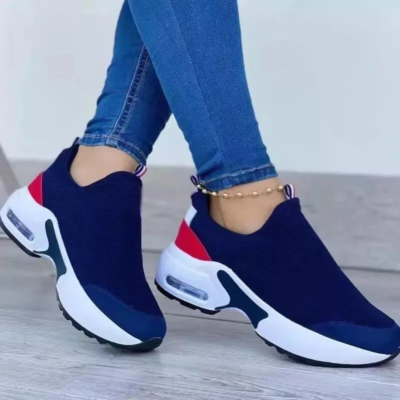 Summer Women Shoes Platform Casual Mesh Breathable Sneakers Female Plus Size Sport Shoes Non-Slip Female Tennis Shoes