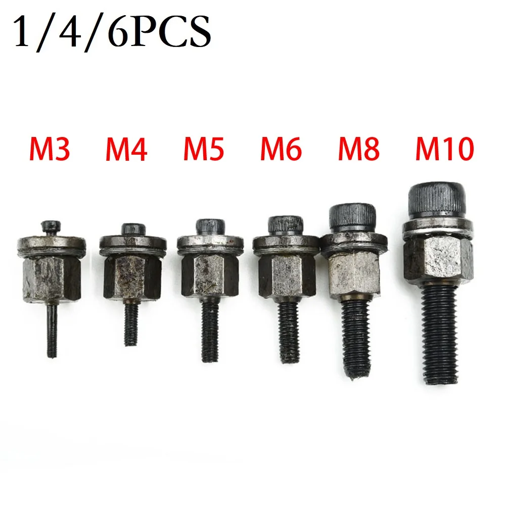 リベットツールヘッドセット,ナットツール,損失防止,スチールリベットの交換,m5,m8,1個,3個,6個