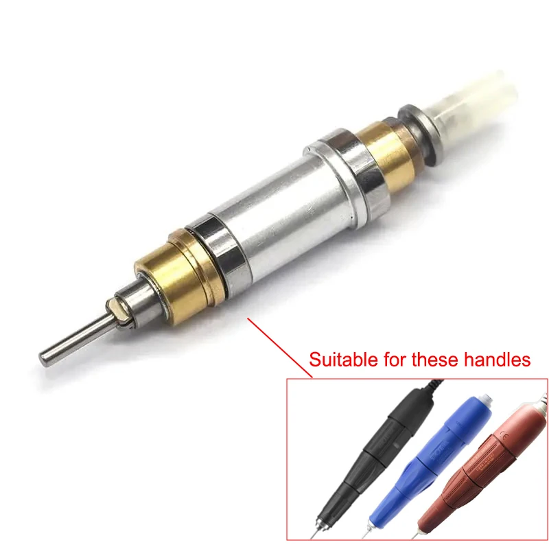 Nail Drill Spindle Strong 210 90 102L 105L 102LN Micromotor Spindle Electric Manicure Machine Handle Milling Cutters Accessories