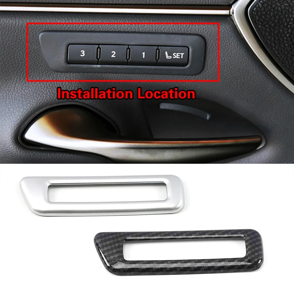 Bouton de siège de rappel de mémoire de voiture, bouton de soeur, garniture de cadre, remise en état, convient pour Lexus ES, ES200, ES250, ES300, ES350, 2018, 2022