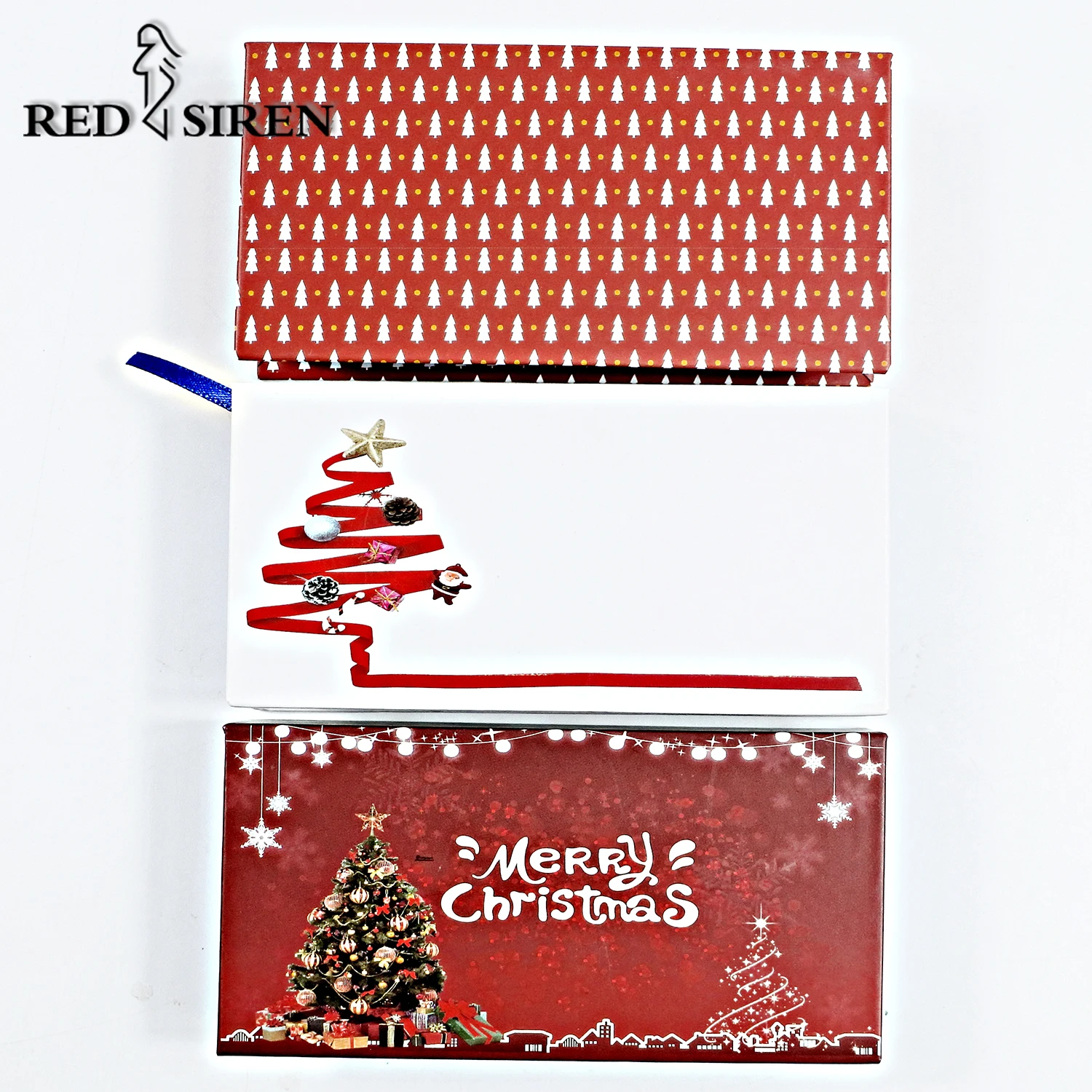 

5-40Pcs Christmas Lash Boxes Packaging With Trays Wholesale Empty Strip eyelashes Box Customize