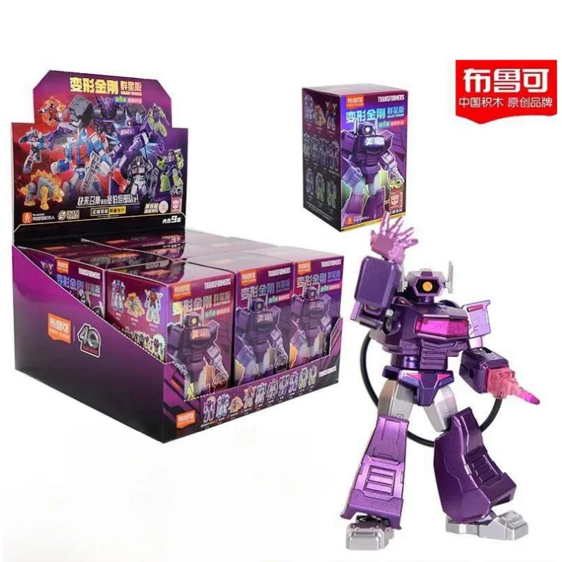 Hot  Blokees Block Galaxy Version4 Shattered Dimensions Transformers Shockblast Optimus Prime Robot Toys Kids Birthday Gifts