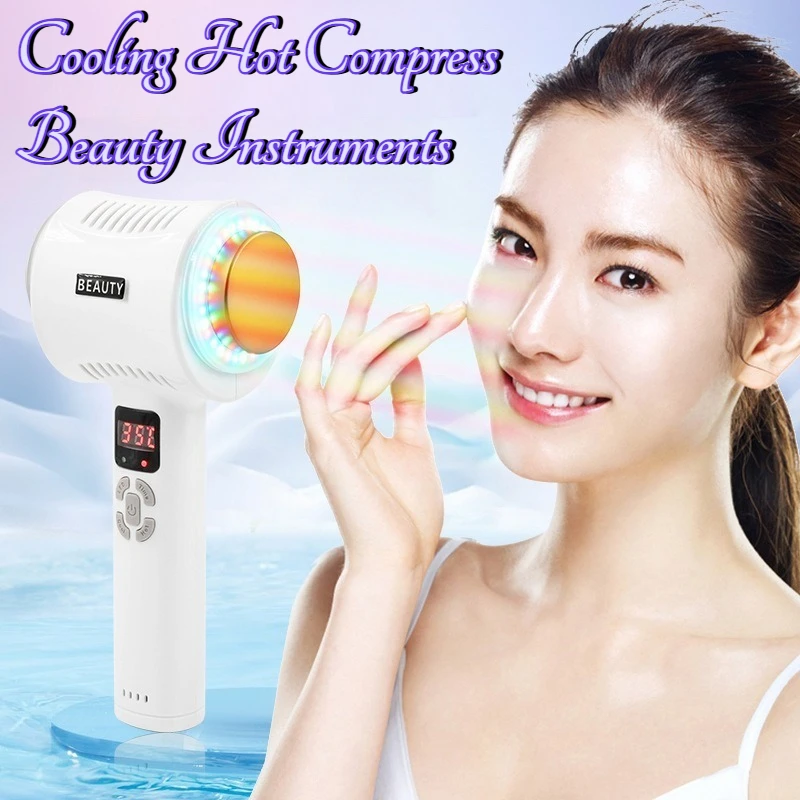 

Портативный ручной прибор для охлаждения и горячих компрессов, увлажняющий косметический прибор для домашнего ухода за кожей