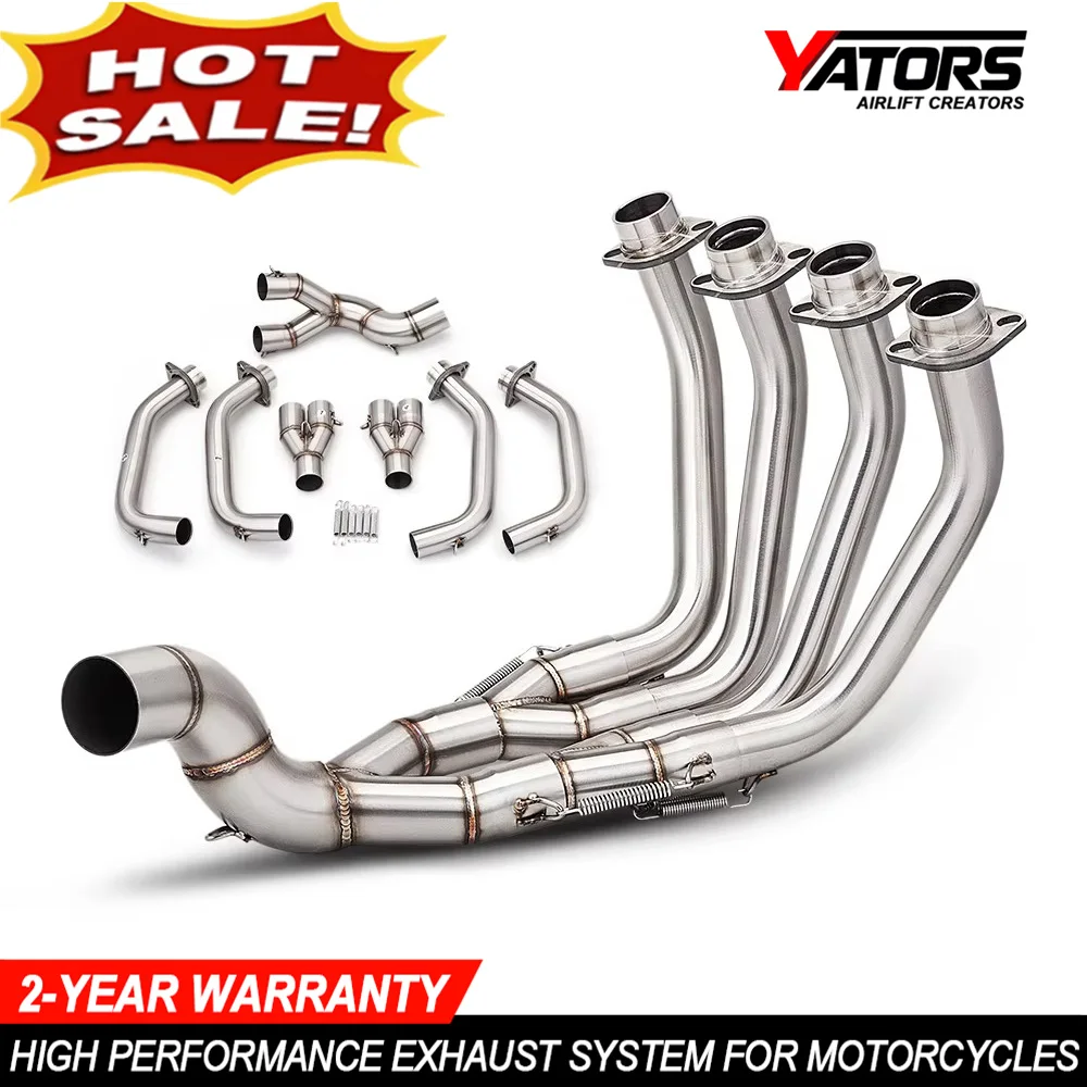 Motorcycle Exhaust System For XJ6N XJ6S XJ6 S XJ6 N 2009-2017 Exhaust Front Link Pipe Modify 51MM Muffler Escape Moto Slip On
