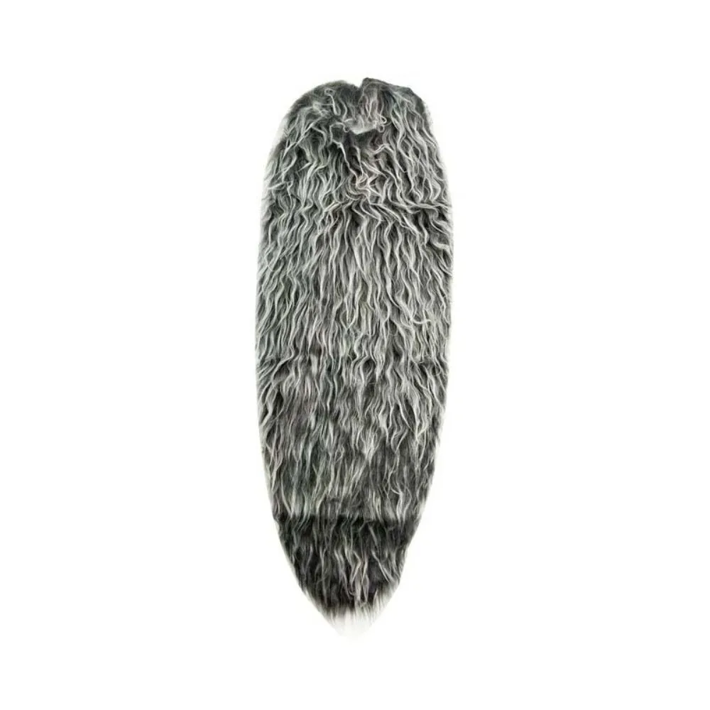 Natural Realistic Fake Beard Novelty Easy to Wear Long Beard Props Soft Skin-Friendly False Moustache Dress-Up