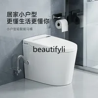 zqqqqLight smart toilet integrated without water pressure limit widened seat heating toilet