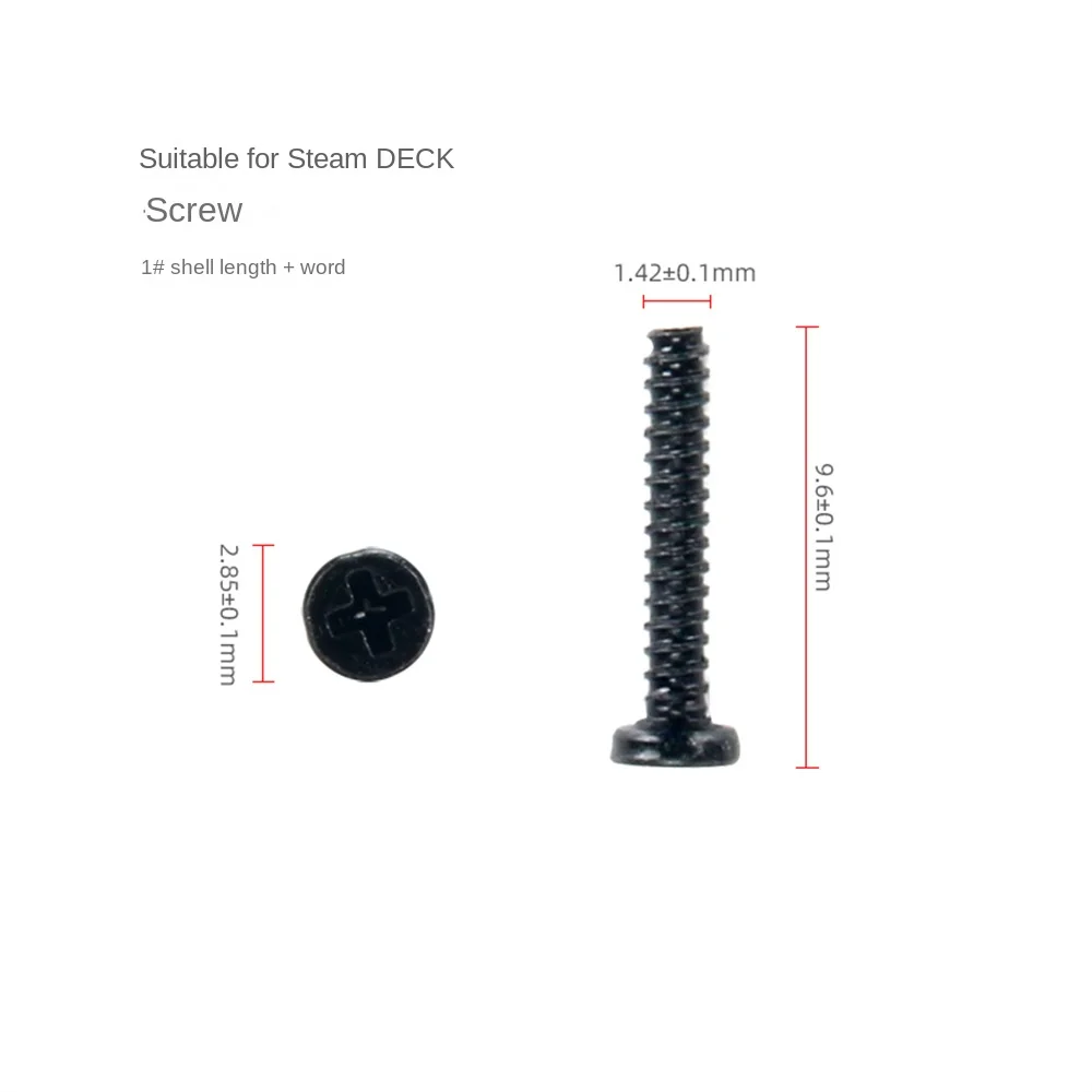 1/2PCS Back  Screws Set Kit Replacement Fix Screws for Steam Deck Gamepad Accessories Game Console Rear Cover  Screws