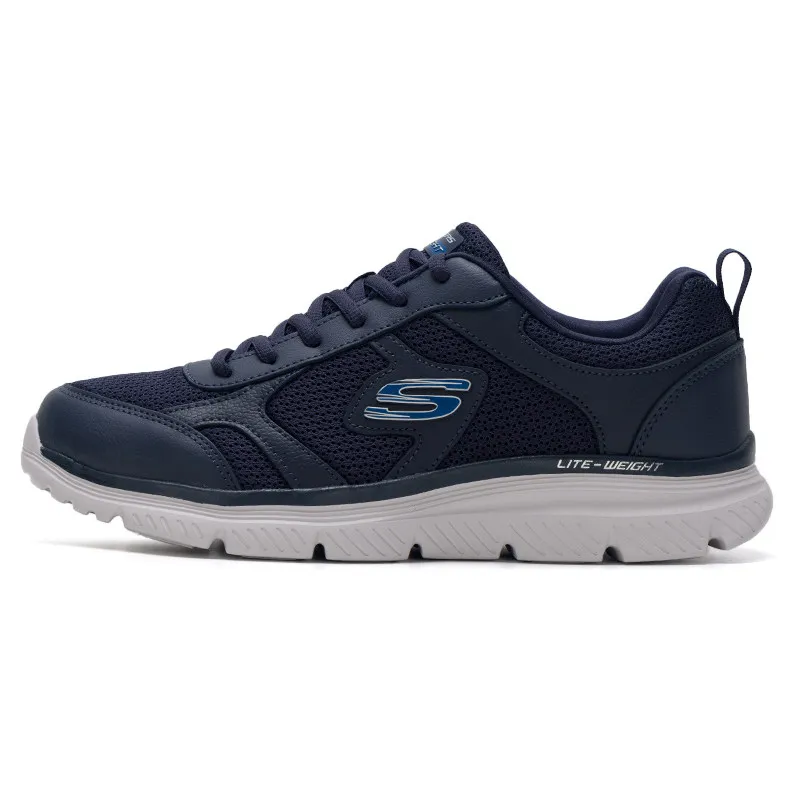 skechers-men's-running-shoes-8790359‑nvy-navy-blue-mesh-breathable-cushioning-sports-walking-sneakers-free-returns