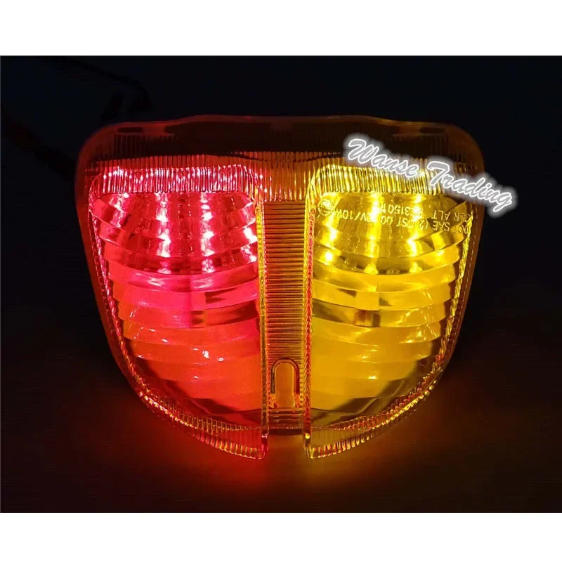 waase For Suzuki GSXR600 GSXR750 GSX-R 600 750 K6 2006 2007 E-Mark Rear Tail Light Brake Turn Signals Integrated LED Light